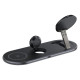 Бездротовий мультизарядний пристрій ACEFAST E19 Qi2 desktop 3-in-1 wireless charging holder Black