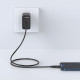 Кабель ACEFAST C3-01 Type-C to iP 3A, 30W, TPE, TPE connectors, Black