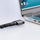 Кабель ACEFAST C22-05 USB-C to USB-C / magnetic aluminum alloy charging data cable Black
