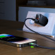 Кабель ACEFAST C21-04 USB-A на USB-C fantasy color series braided Charging data cable Чорний
