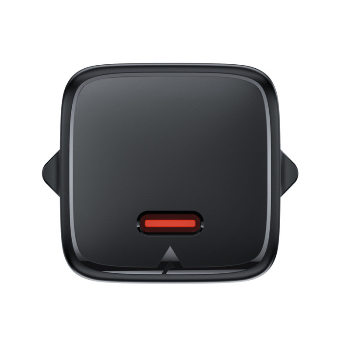 Мережевий зарядний пристрій ACEFAST A117 PD20W mini GaN USB-C fast charger Black