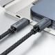 Кабель ACEFAST C19-03, Type-C на Type-C, 60W, 1.2m, Nylon Braid, Aluminum Alloy connectors, Чорний