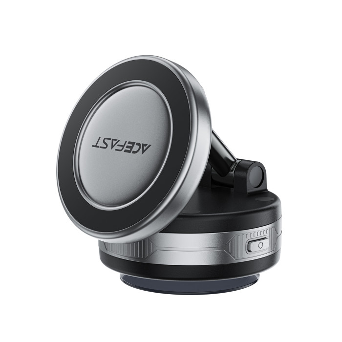 Автотримач для телефона ACEFAST E30 Electric Suction cup magnetic Phone holder, Metal Сірий