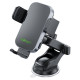 Автотримач для телефона з БЗП ACEFAST D53 wireless charging car holder with electric clamp for dashboard Black