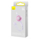 Кабель Baseus Bright Mirror 2 Series Retractable 3-in-1 швидка зарядка  Data Cable USB на M+L+C 66W 1.1m Purple