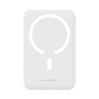Зовнішній акумулятор Baseus Magnetic Mini Wireless Fast Charge Power Bank 20000mAh 20W White