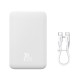 Зовнішній акумулятор Baseus Magnetic Mini Wireless Fast Charge Power Bank 20000mAh 20W White