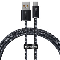 Кабель Baseus Dynamic Series швидка зарядка Data Cable USB на Type-C 100W 1m Slate Сірий