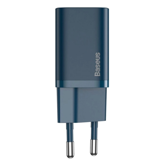 Мережевий зарядний пристрій Baseus Super Si Quick Charger 1C 20W EU Blue