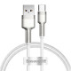 Кабель Baseus Cafule Series Metal Data Cable USB на Type-C 66W 1m Білий