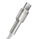 Кабель Baseus Cafule Series Metal Data Cable USB на Type-C 66W 1m Білий