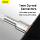 Кабель Baseus Cafule Series Metal Data Cable USB на Type-C 66W 1m Білий
