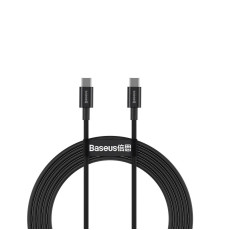 Кабель Baseus Superior Series швидка зарядка Data Cable Type-C на Type-C 100W 1m Чорний