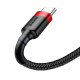 Кабель Baseus Cafule Cable USB For Type-C 3A 2 m Red/Black