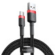 Кабель Baseus Cafule Cable USB For Type-C 3A 2 m Red/Black