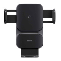 Автотримач для телефона з БЗП Baseus Wisdom Auto Alignment 15W Black