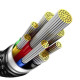 Кабель Baseus Tungsten Gold швидка зарядка Data Cable Type-C на Type-C 240W 2m Чорний