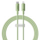 Кабель Baseus Habitat Series швидка зарядка Cable Type-C на iPhone 20W 2m Natural Green