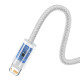 Кабель Baseus Dynamic Series швидка зарядка Data Cable USB на iPhone 2.4A 2m Білий