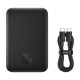 Зовнішній акумулятор Baseus Magnetic Mini Air Wireless Fast Charge Power Bank 6000mAh 20W Cluster Black（With Simple Series Charging Cable Type-C to