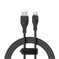 Кабель Baseus Pudding Series швидка зарядка Cable USB на Type-C 100W 2m Cluster Чорний