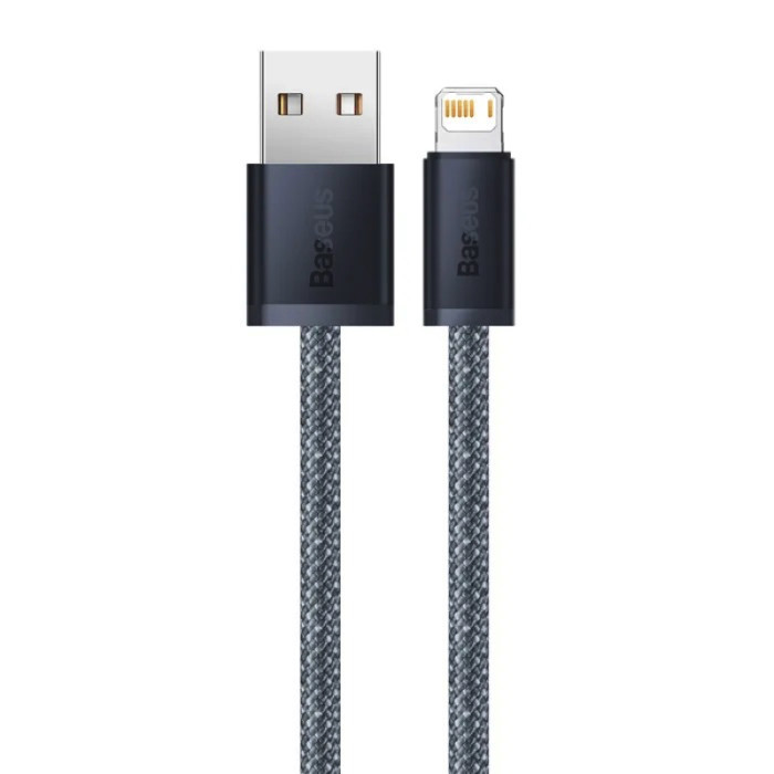 Кабель Baseus Dynamic Series Fast Charging Data Cable USB to iP 2.4A 1m Slate Gray
