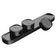 Тримач-затискач для кабелю магнітний Baseus Peas Cable Clip Black