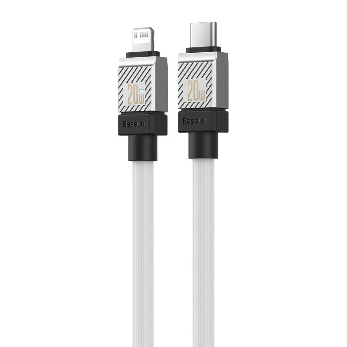 Кабель Baseus CoolPlay Series Fast Charging Cable Type-C to iP 20W 2m White