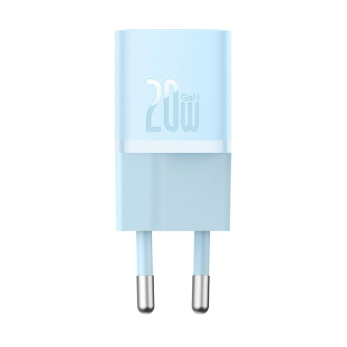 Мережевий зарядний пристрій Baseus GaN5 Fast Charger(mini) 1C 20W EU Blue
