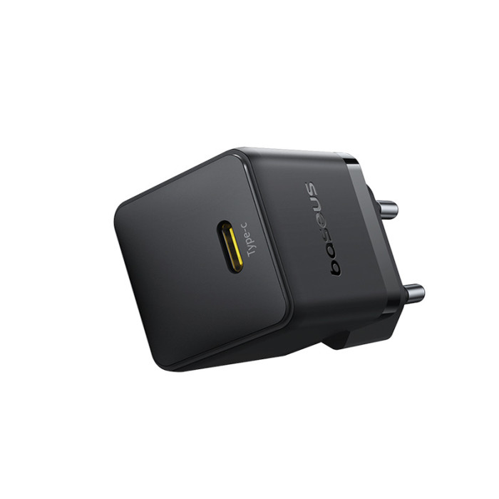 Мережевий зарядний пристрій Baseus Palm Fast Charger 1C 30W EU Cluster Black