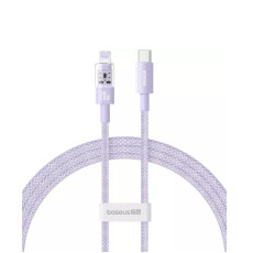 Кабель Baseus Gem Fast-Charging Data Cable USB-C на iPhone 20W 2m Nebula Purple