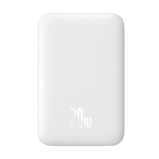 Зовнішній акумулятор Baseus Магнітний Mini Air Wireless Fast Charge Power Bank 6000mAh 20W Stellar Білий（With Simple Series Charging Cable Type-C to