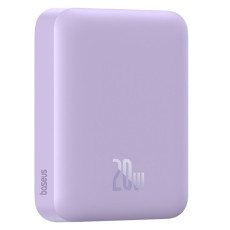 Зовнішній акумулятор Baseus Магнітний Mini Air Wireless Fast Charge Power Bank 6000mAh 20W Nebula Purple（With Simple Series Charging Cable Type-C to