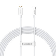 Кабель Baseus Superior Series Fast Charging Data Cable USB to Type-C 100W 2m Moon White
