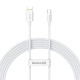 Кабель Baseus Superior Series Fast Charging Data Cable USB to Type-C 100W 2m Moon White