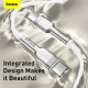 Кабель Baseus Cafule Series Metal Data Cable Type-C to Type-C 100W 2m White