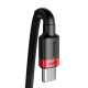 Кабель Baseus Cafule PD2.0 100W flash charging Type-C For Type-C cable2m Red+Чорний