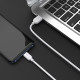 Кабель BOROFONE BX14 USB to Type-C 2.4A, 2m, PVC, TPE connectors, White