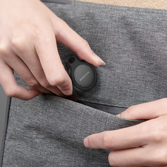Трекер BOROFONE BC101 Exquisite smart positioning anti-lost device Midnight Black