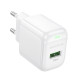 Мережевий зарядний пристрій BOROFONE BAS42A Potential single-port QC3.0 charger(EU) White