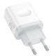 Мережевий зарядний пристрій BOROFONE BA99A Breeze single port PD20W charger White