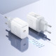 Мережевий зарядний пристрій BOROFONE BA99A Breeze single port PD20W charger White