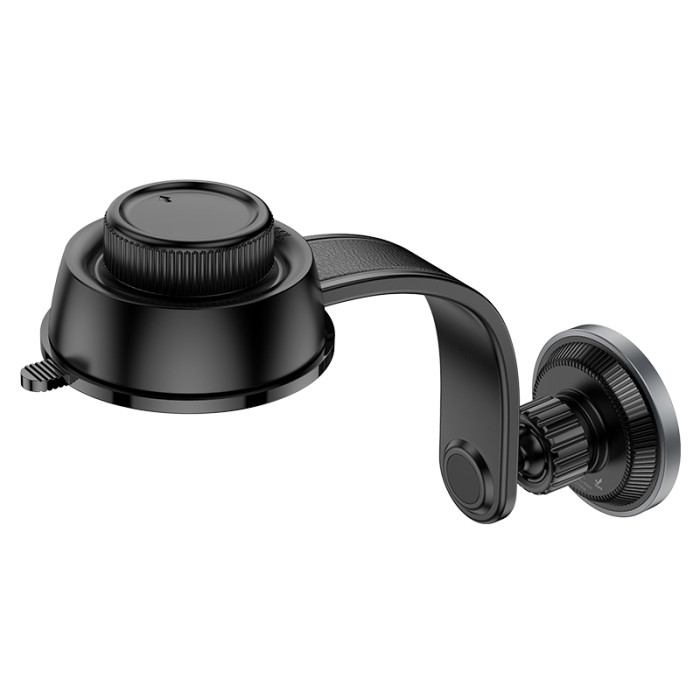 Автотримач для телефона BOROFONE BH123 Profit magnetic black Сірий метал