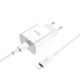 Мережевий зарядний пристрій з кабелем HOCO C76A Plus Speed source PD20W charger set(C to iP) White