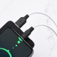 Кабель HOCO X21 Plus USB to Type-C 3A, 2m, silicone, silicone connectors, Black+White