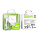 Мережевий зарядний пристрій з кабелем HOCO C76A Pro Majestic single port PD30W charger set (C to iP)(EU) White