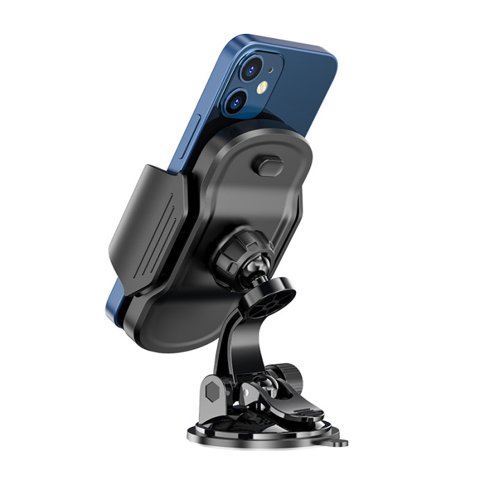 Автотримач для телефона HOCO CA82 Just fast suction cup car holder Black
