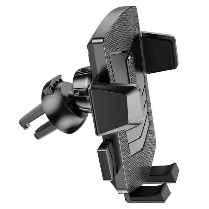 Автотримач для телефона HOCO CA86 Davy one-button air outlet car holder Black