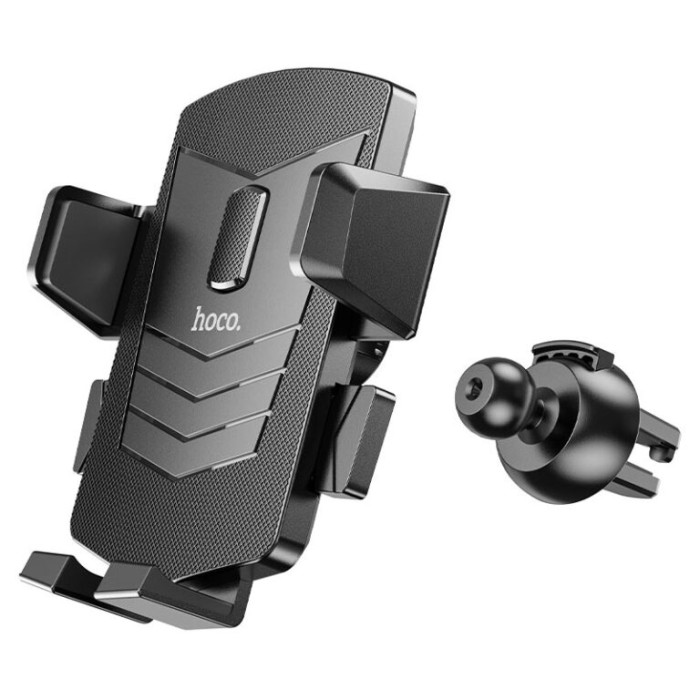 Автотримач для телефона HOCO CA86 Davy one-button air outlet car holder Black