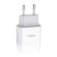 Мережевий зарядний пристрій HOCO C73A Glorious dual port charger 12W White